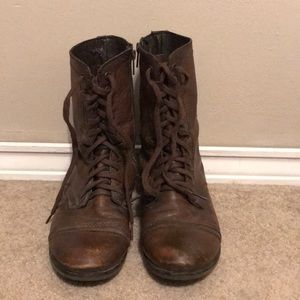 Steve Madden Women’s Troopa Boots Leather